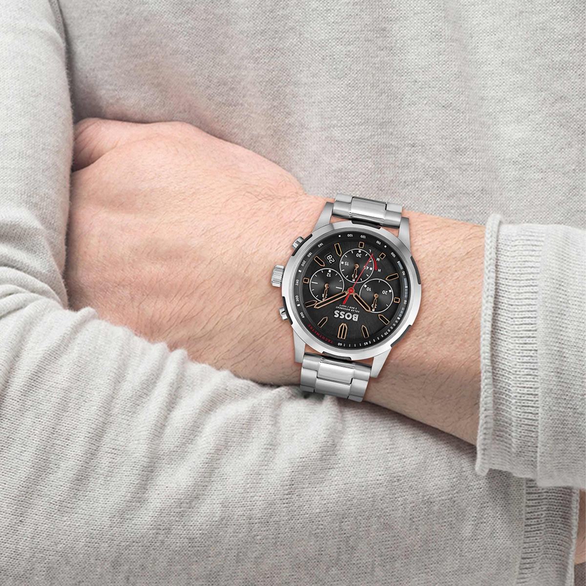 Montre hommes Boss chronographe 1514032