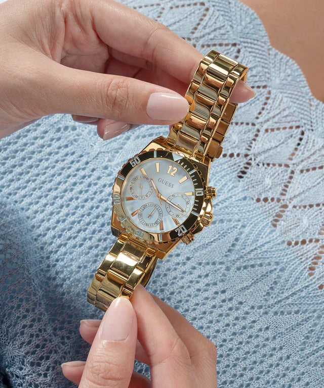 Guess Montre Phoebe Or pour femmes GW0696L2