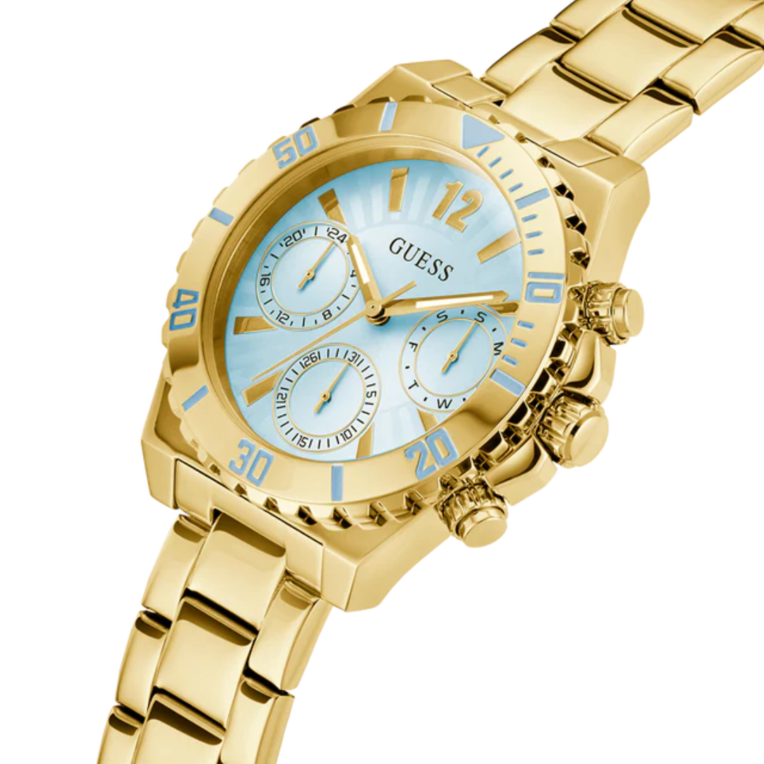 Montre GUESS Phoebe Or pour femme, GW0696L2