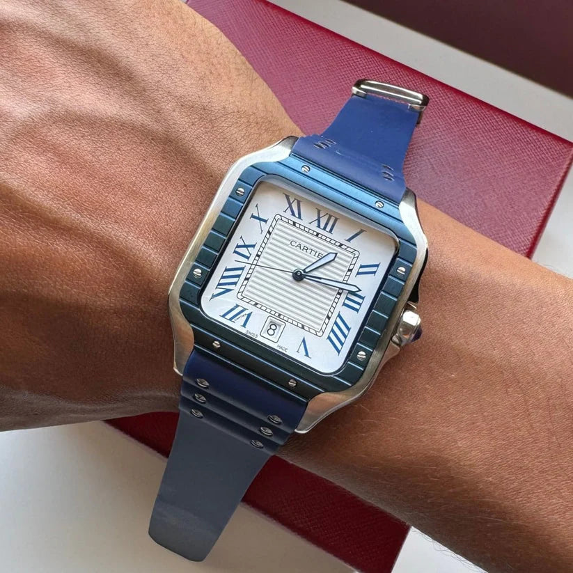 Cartier Santos bleu