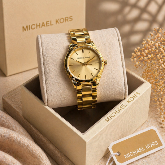 Montre Femmes Michael Kors dore tableu dore