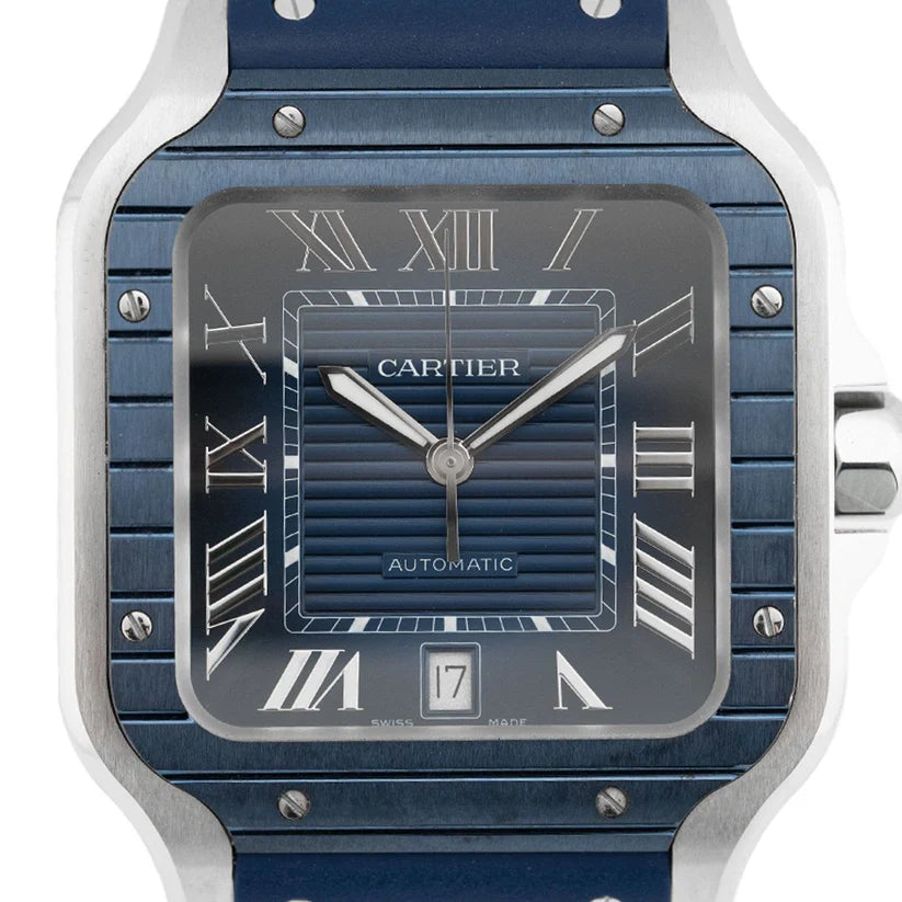 Cartier Santos bleu