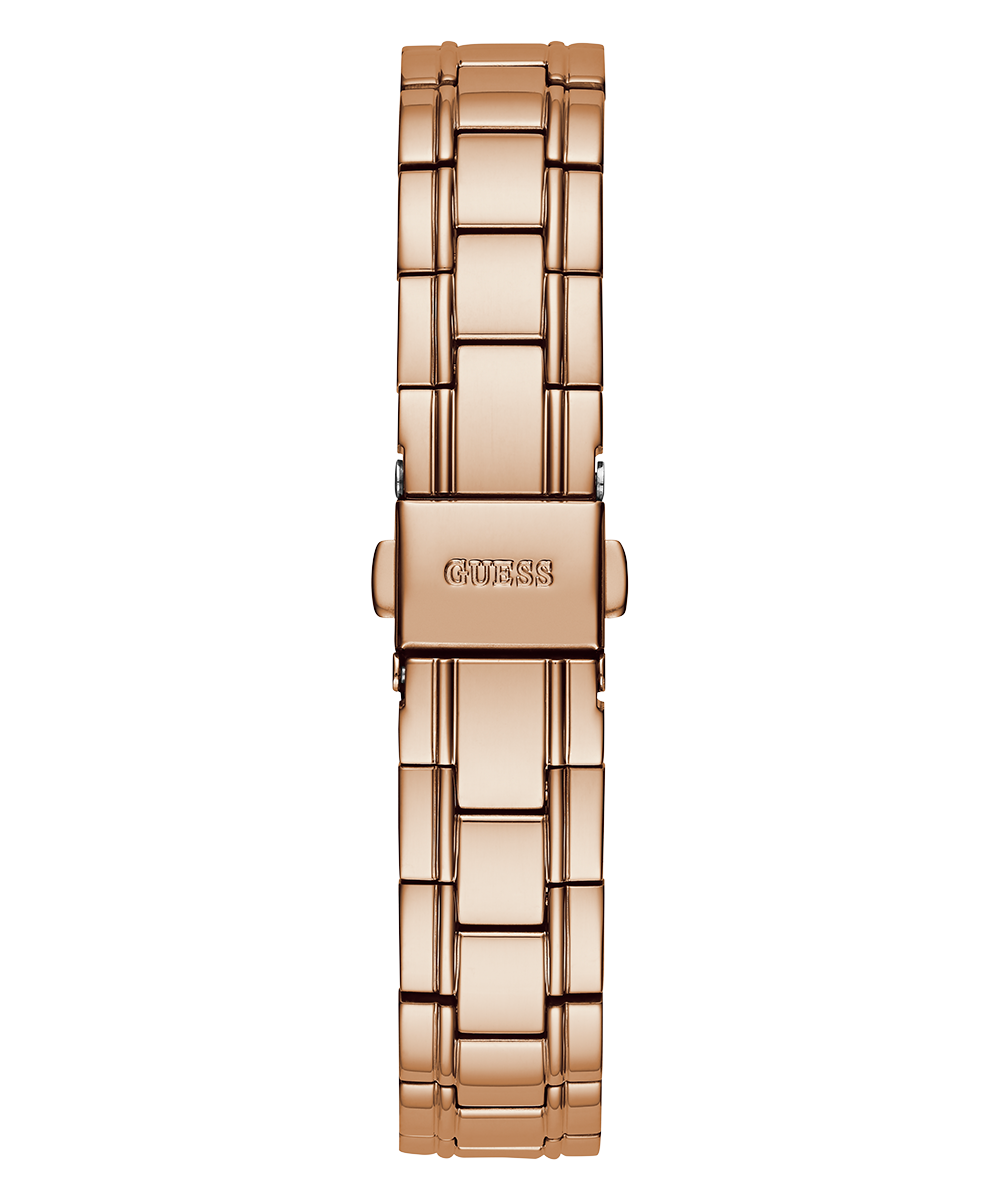 GUESS Ladies Rose Gold Tone Day/Date Watch