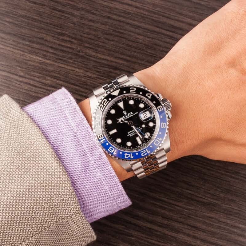 GMT-Master II "BATMAN" 126710BLNR Jubilée Pour Homme