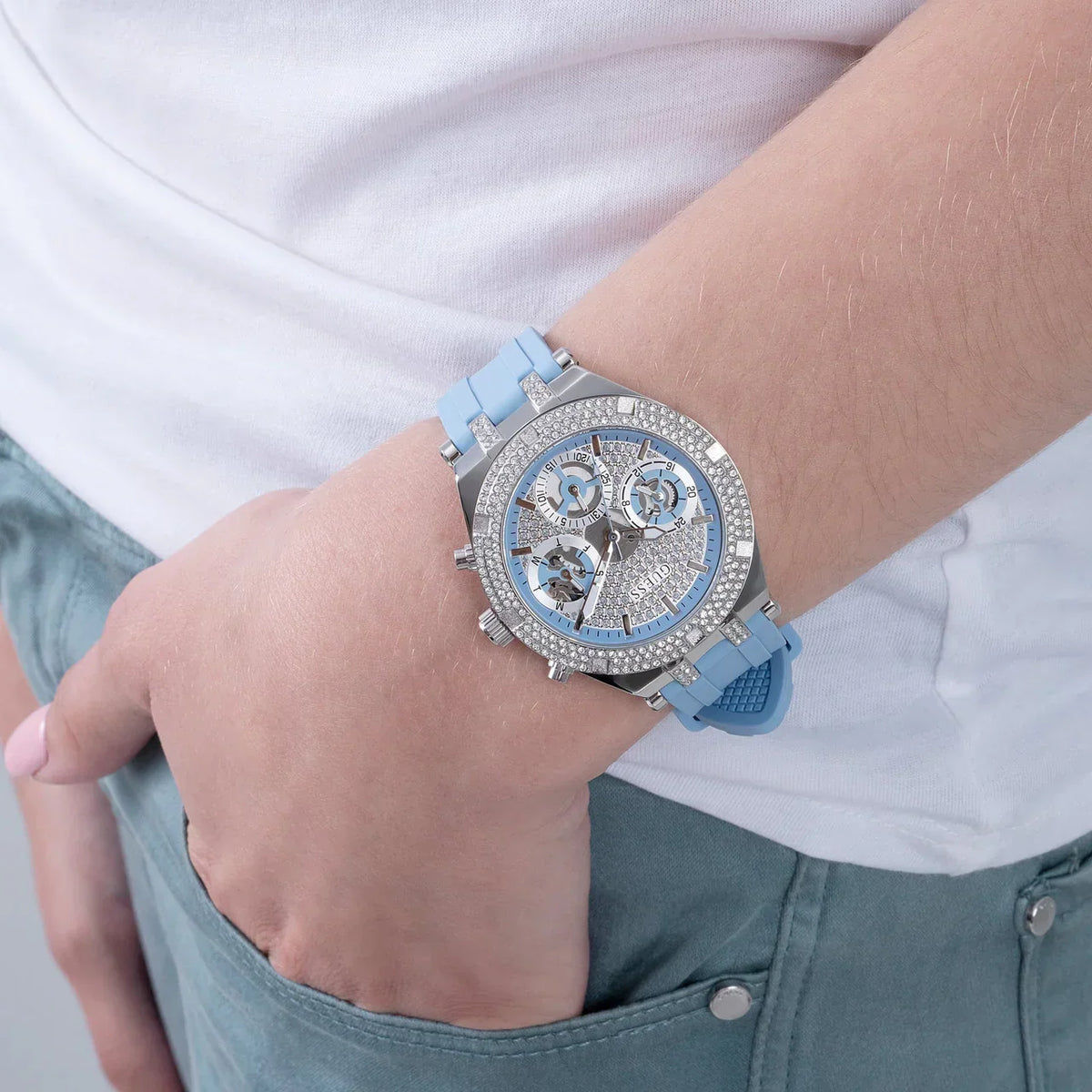 Guess Femmes Heiress Montre GW0407L1