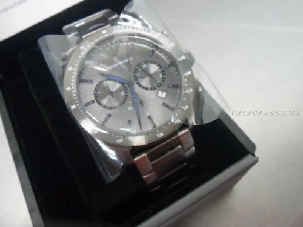 Emporio Armani Men’s Quartz Stainless Steel Grey Dial 43mm Watch AR11391