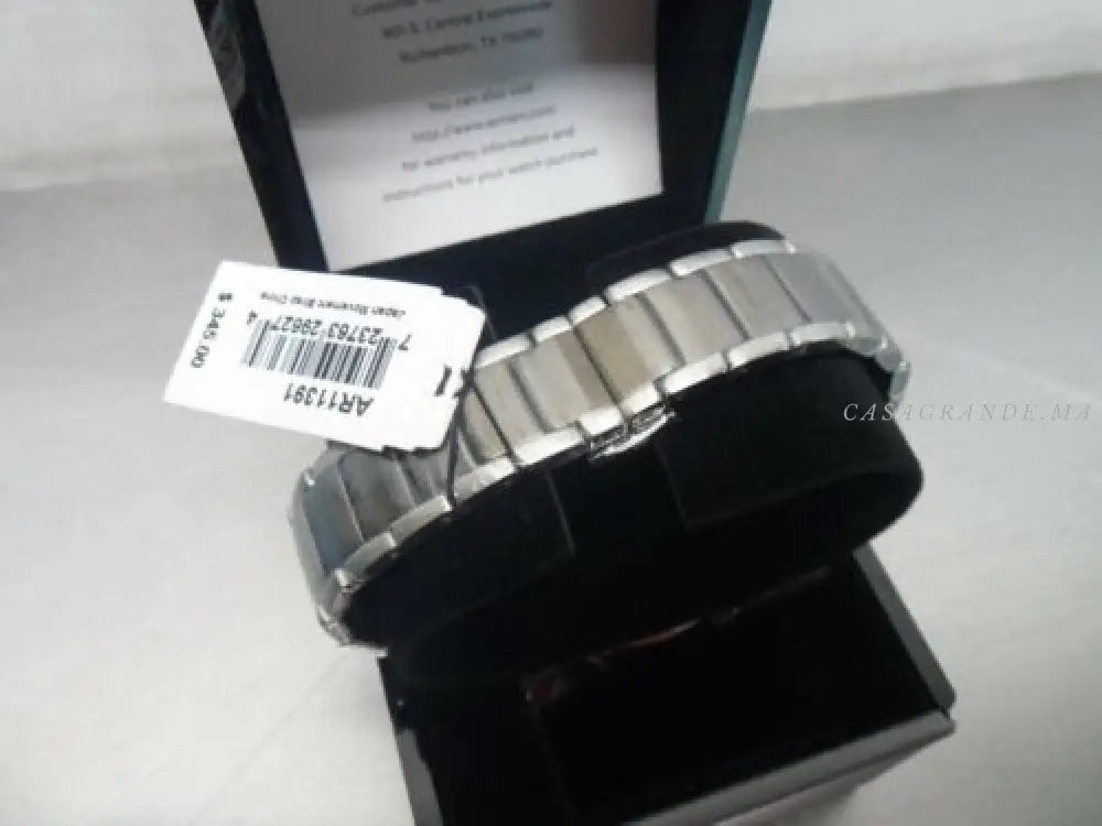 Emporio Armani Men’s Quartz Stainless Steel Grey Dial 43mm Watch AR11391